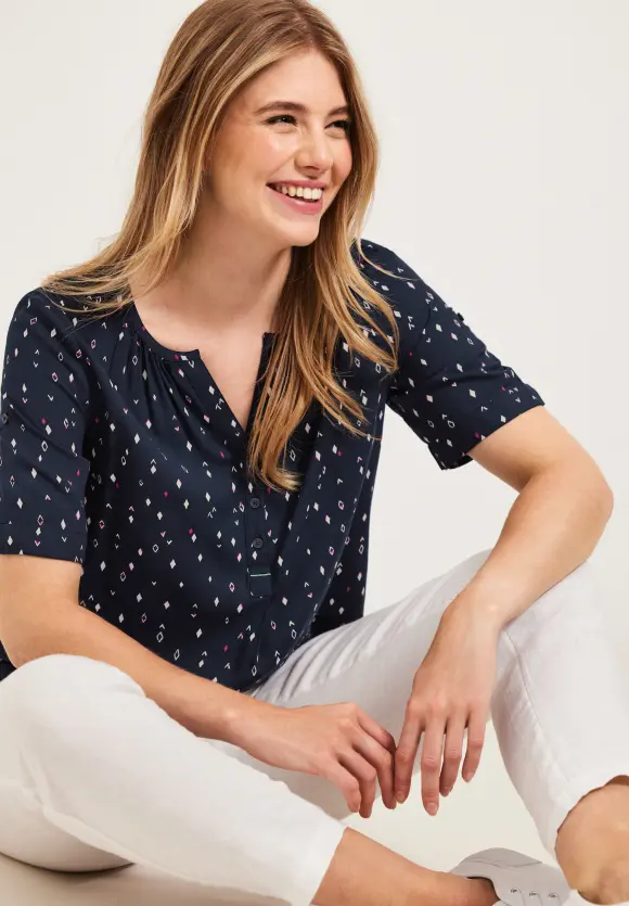 CECIL Bluse mit allover Print