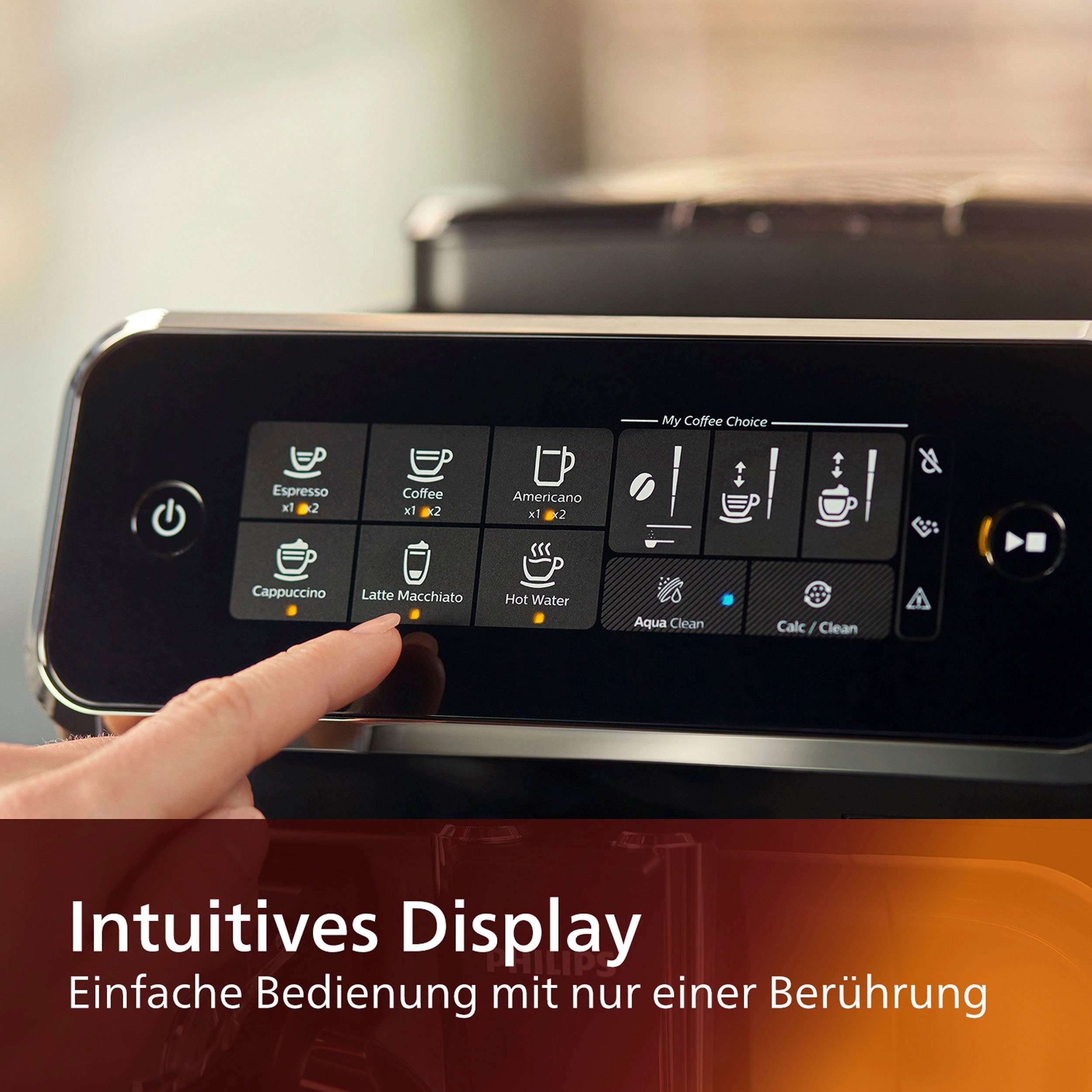 Philips Kaffeevollautomat 3200 Serie EP3243/70 LatteGo, inkl. gratis Genusspaket im Wert von UVP 49,99 €, weiß