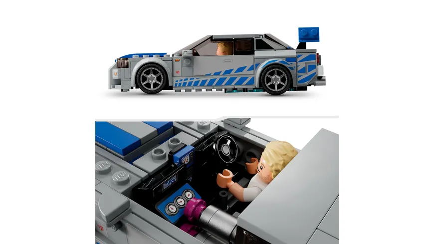 LEGO Speed Champions 76917 2 Fast 2 Furious Nissan Skyline GT-R (R34)