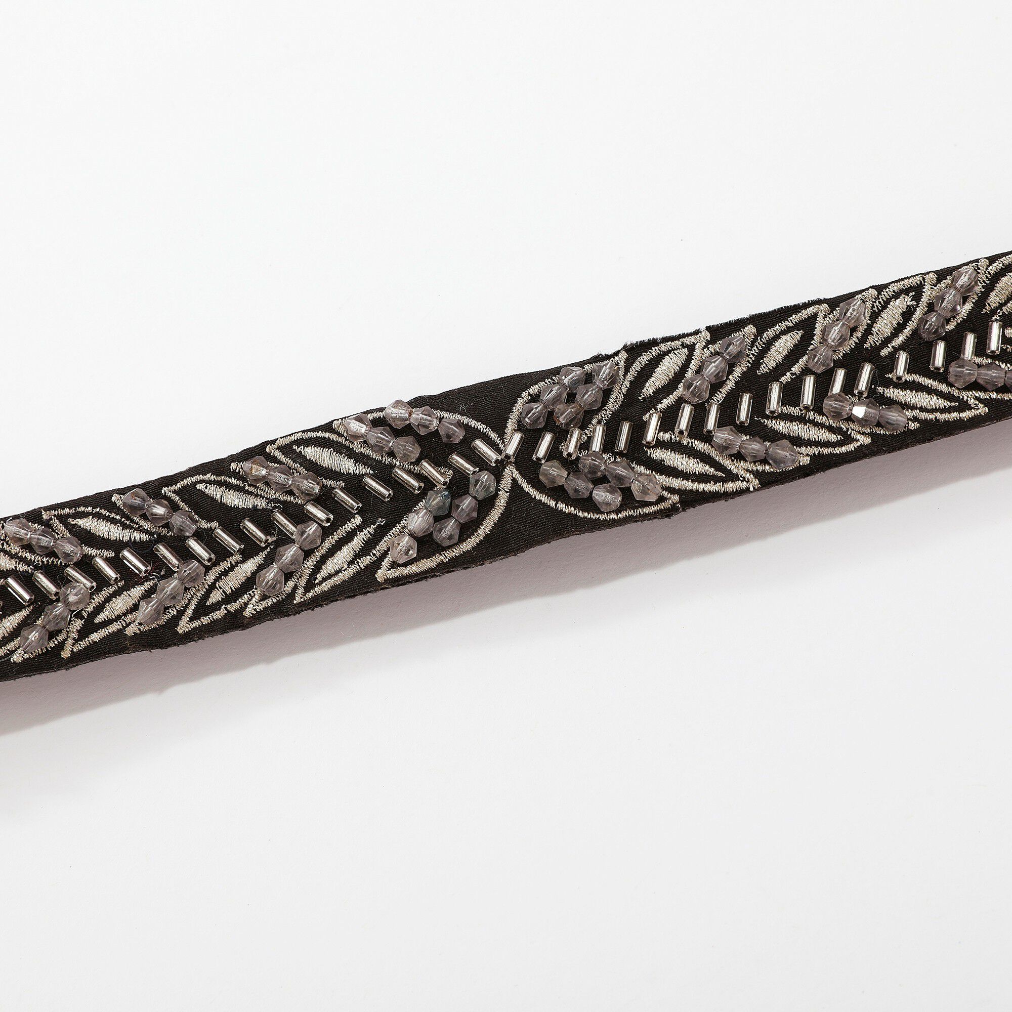 Ceinture réglable à perles fantaisie