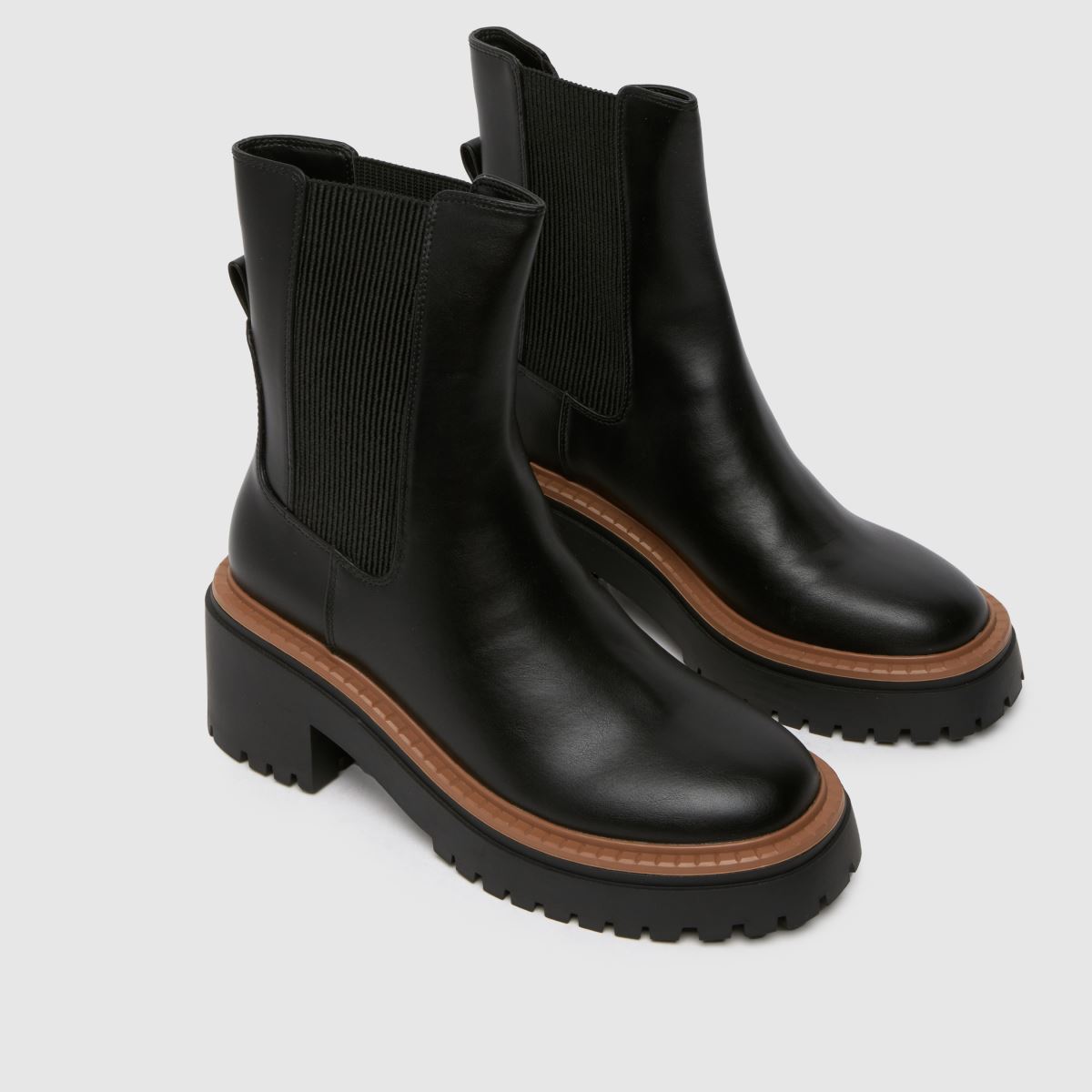 Schuh Alora bokacsizma fekete színben