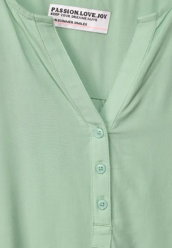CECIL Unifarbene Basic Bluse