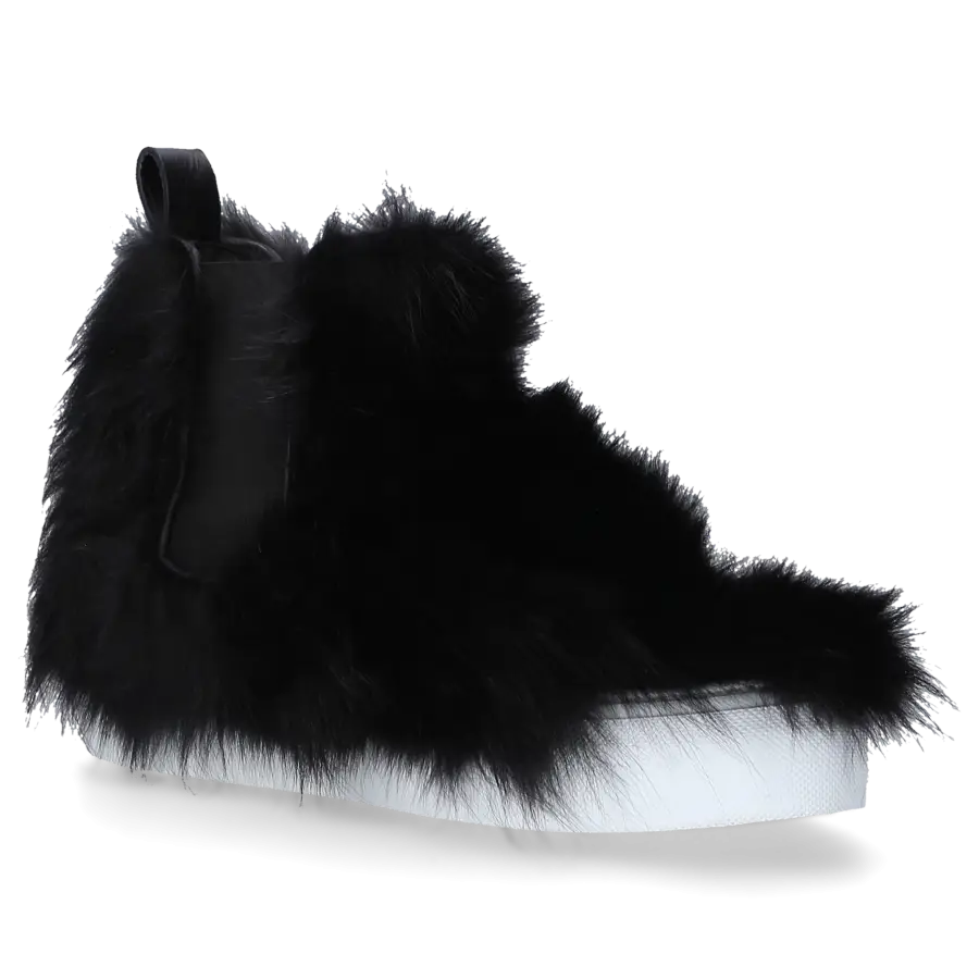 Dsquared2 - Dsquared2 Sneaker High Fufone Fuchsfell schwarz - schwarz