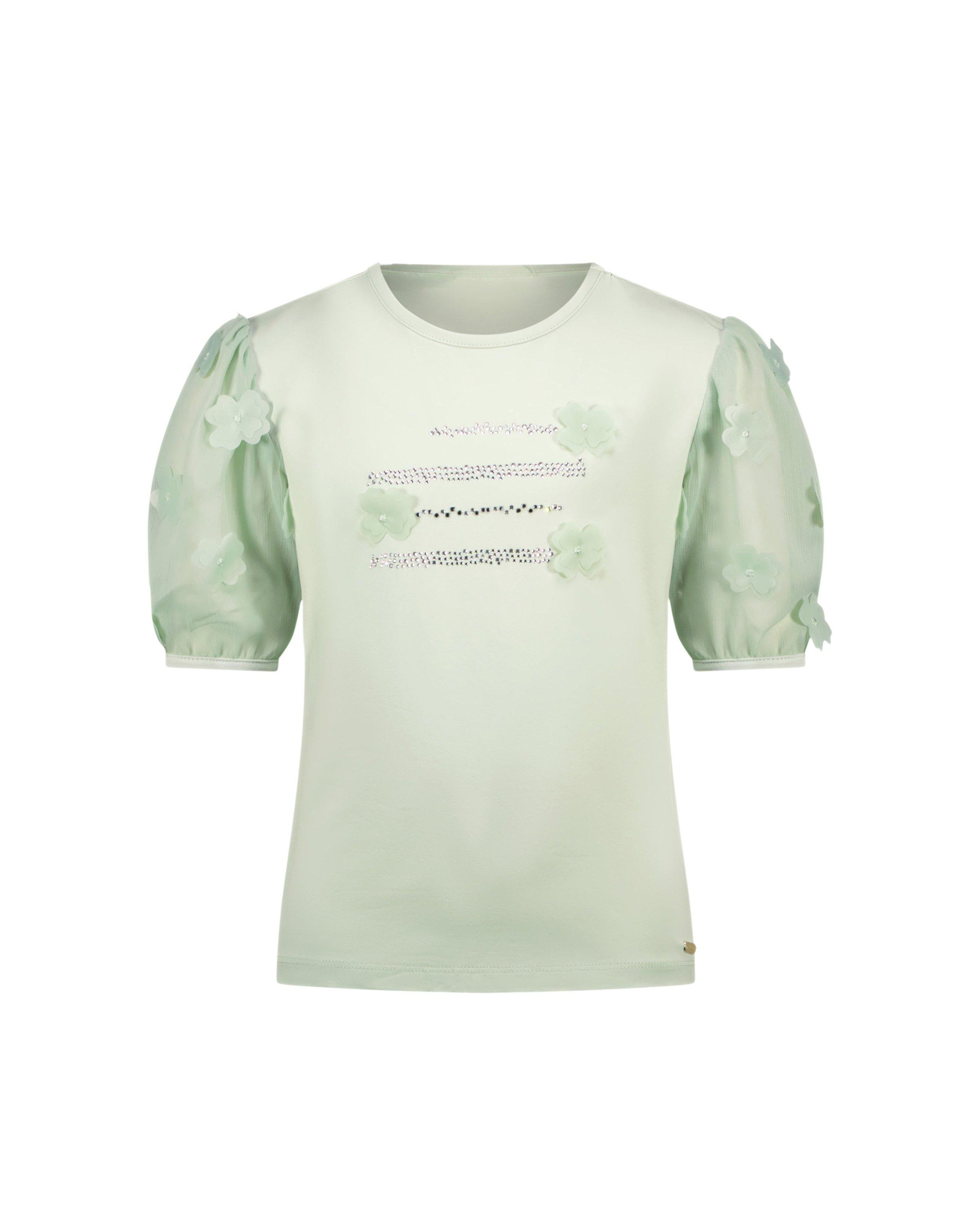 Bluză Le Chic cu strasuri, Ocazii speciale verde deschis
