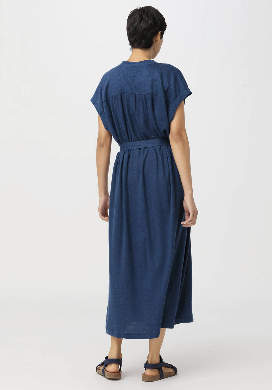 Jersey-Kleid aus reinem Leinen