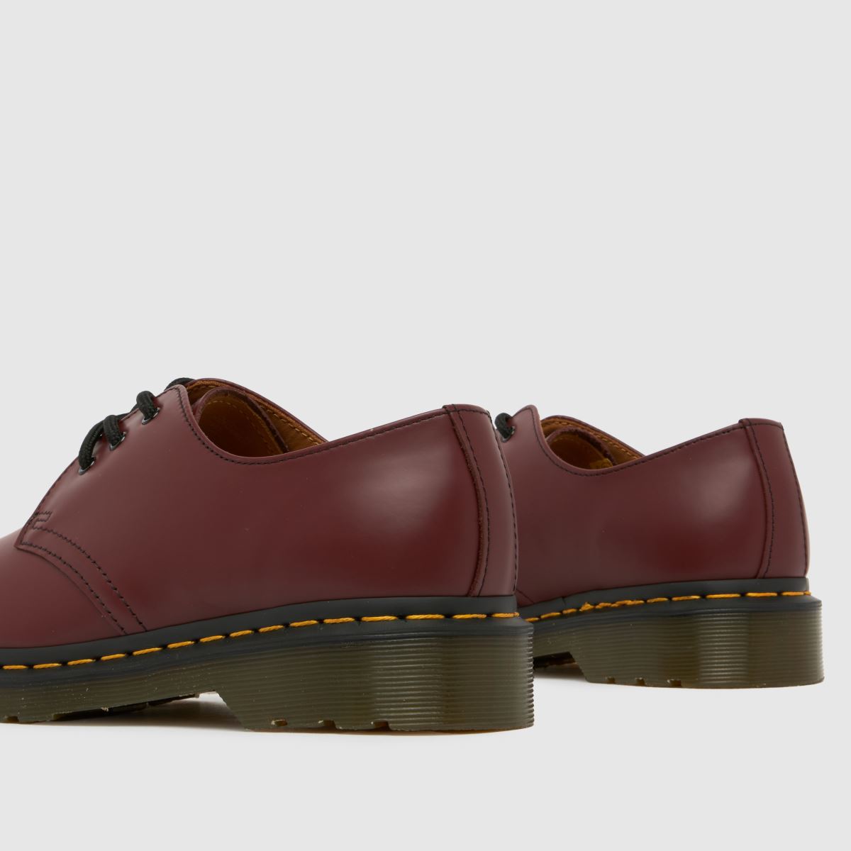 Dr Martens 1461 platta skor i vinröd