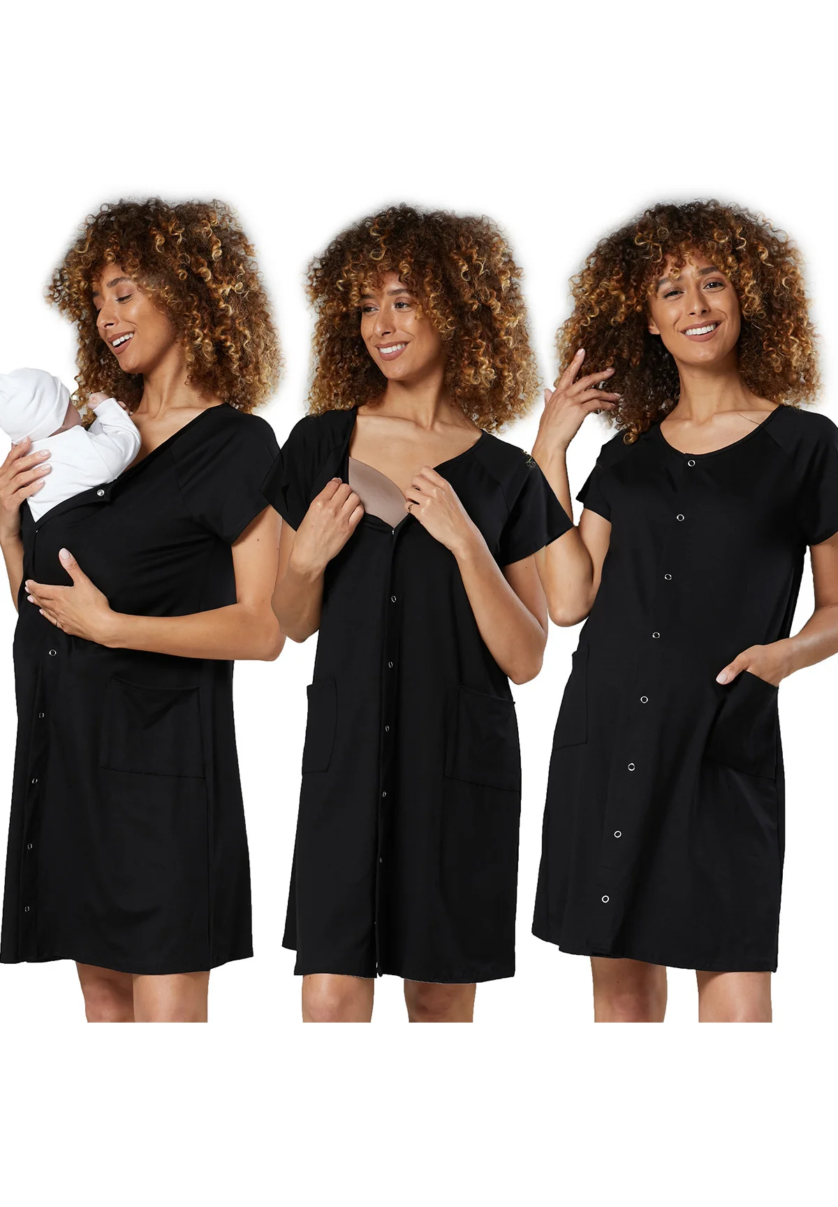 Conjunto de 3 camisones Chelsea Clark