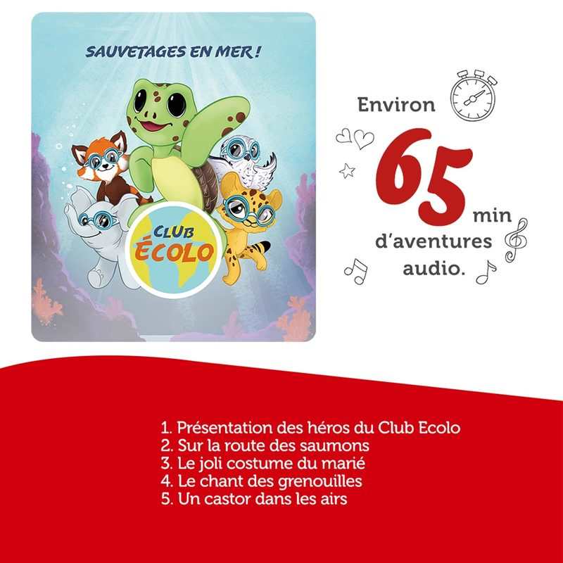 Figurine Tonie Club Ecolo sauvetage en mer Tonies