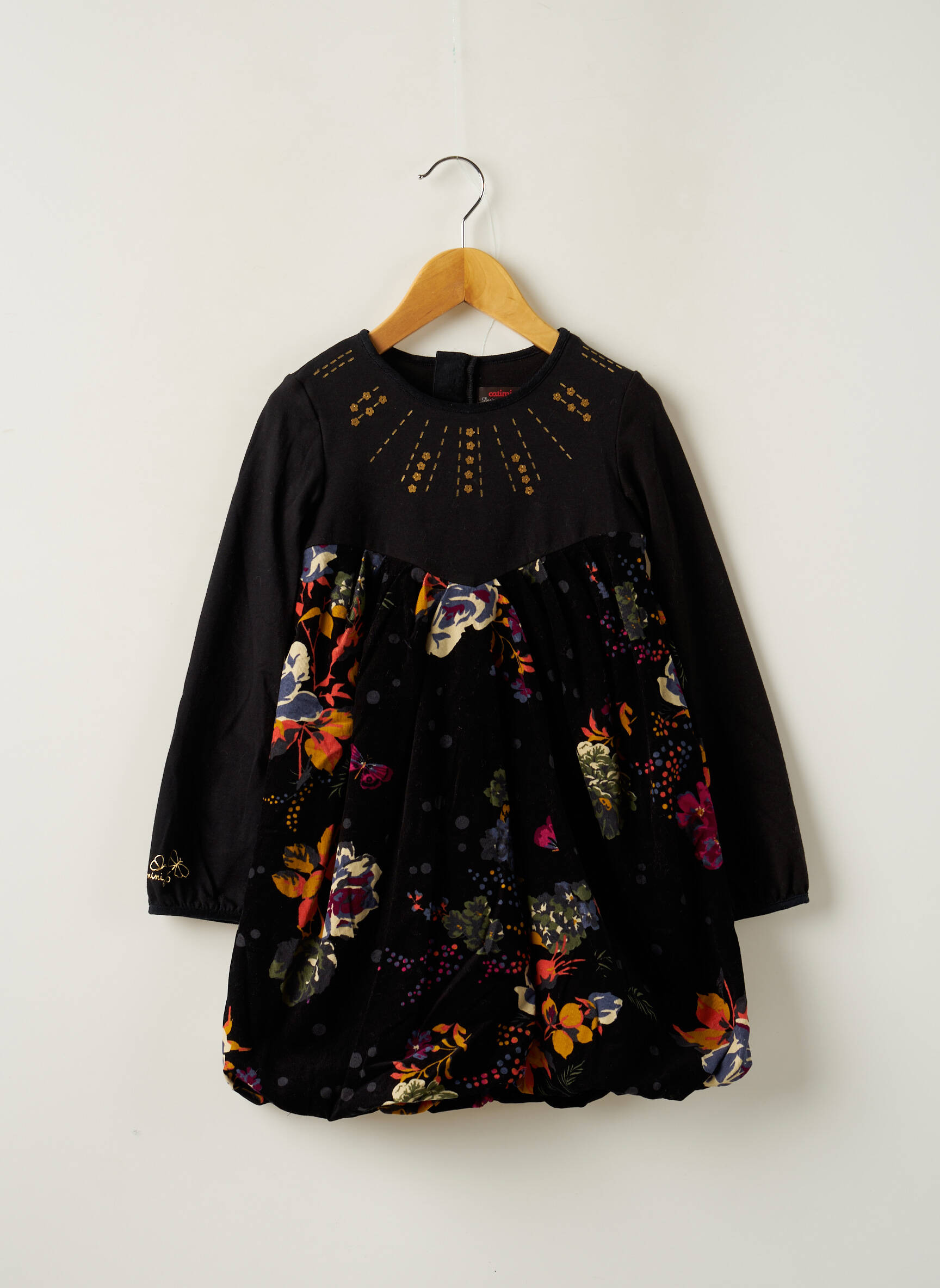 Catimini Robes Mi Longues Fille couleur noir