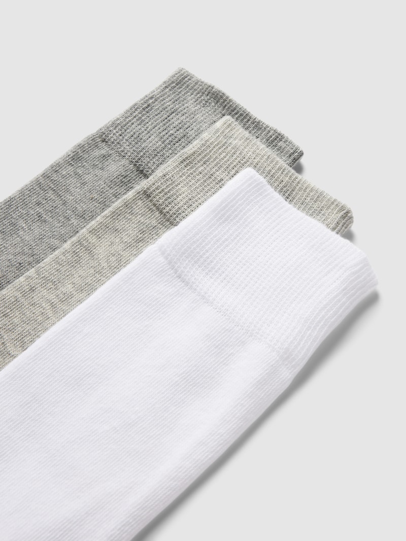 Socken mit Label-Detail im 3er-Pack in weiß
