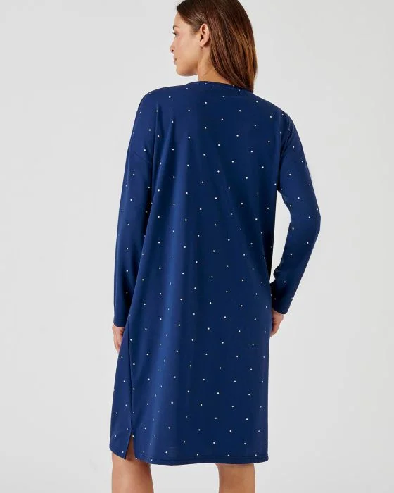 Chemise de nuit imprimée étoiles Thermolactyl