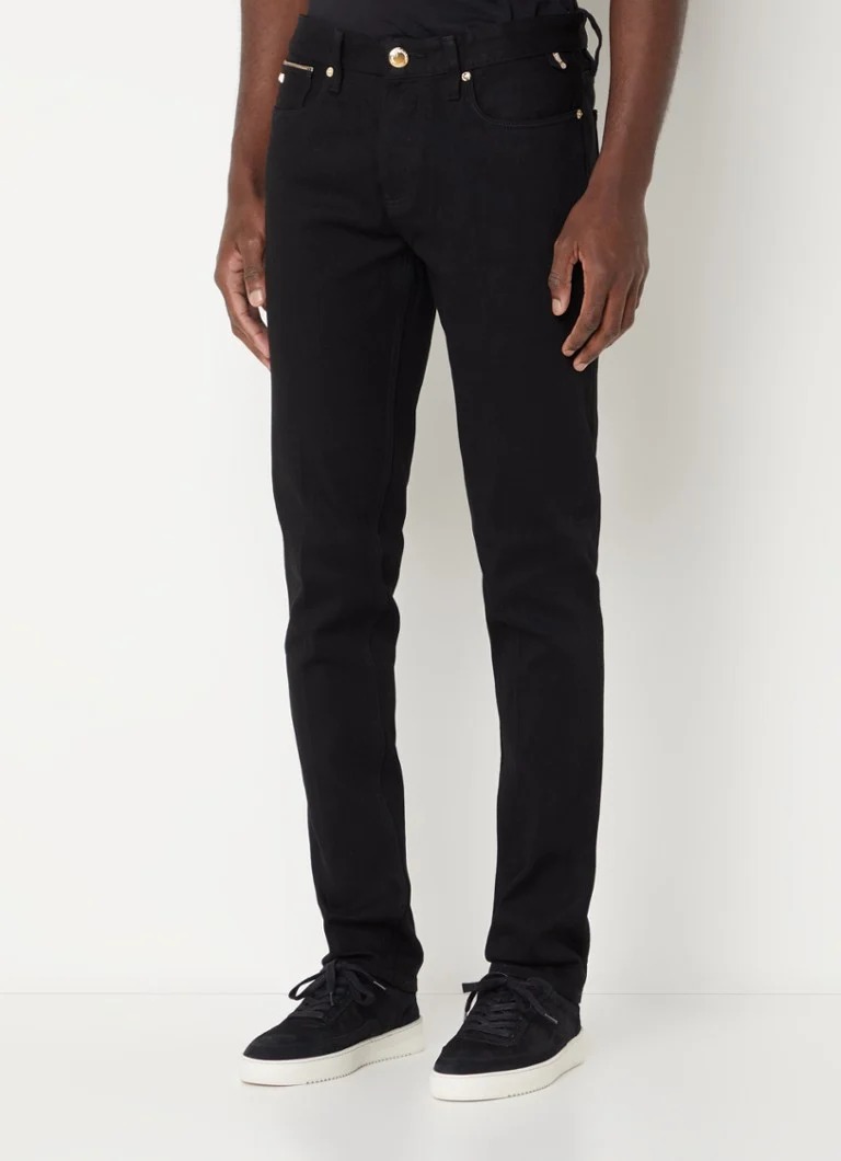 Blugi skinny Emporio Armani cu imprimeu distressed colorat