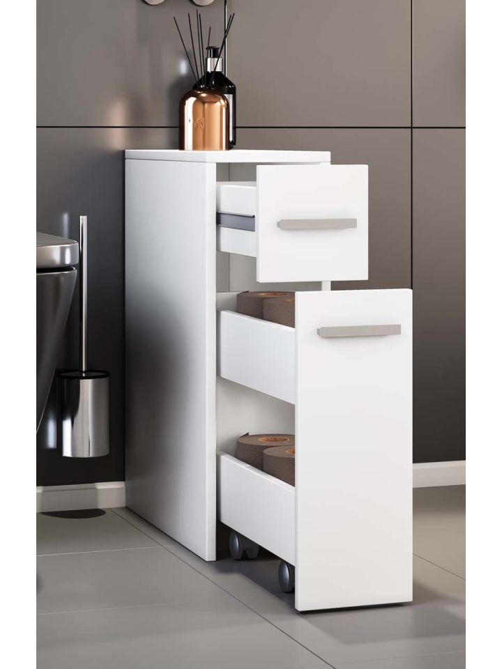 ebuy24 Hochschrank Zalo Weiß 20 x 45 cm günstig kaufen onesize