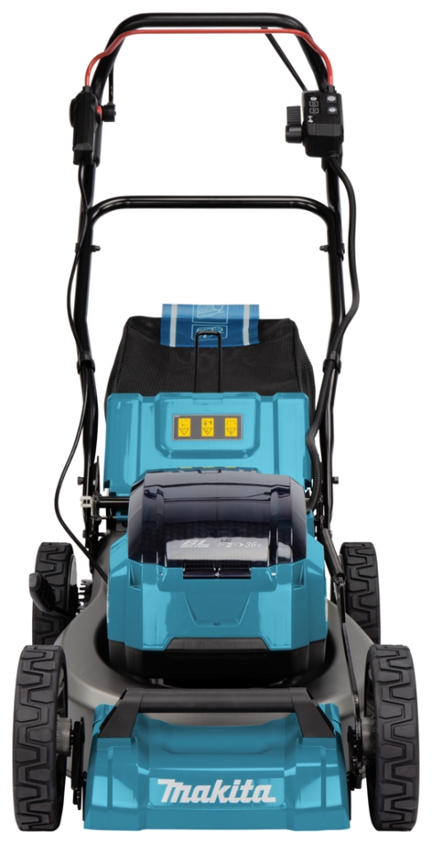 Makita DLM462Z Akku-Rasenmäher, 46 cm Schnittbreite, 2 x 18 Volt (Akkus und Ladegerät nicht im Lieferumfang enthalten).