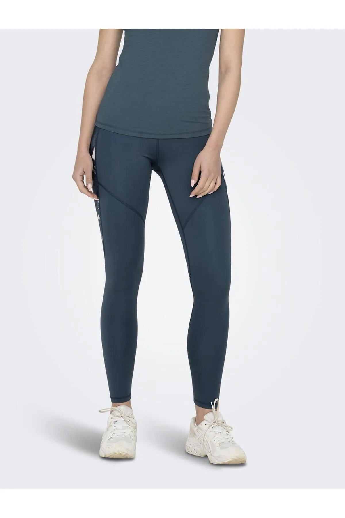 Only Play  Sport-Leggings - Blau - Mittlerer Bund