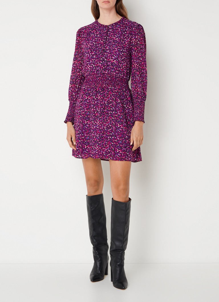 Robe tunique courte Dante 6 D6gilsen imprimée et smockée