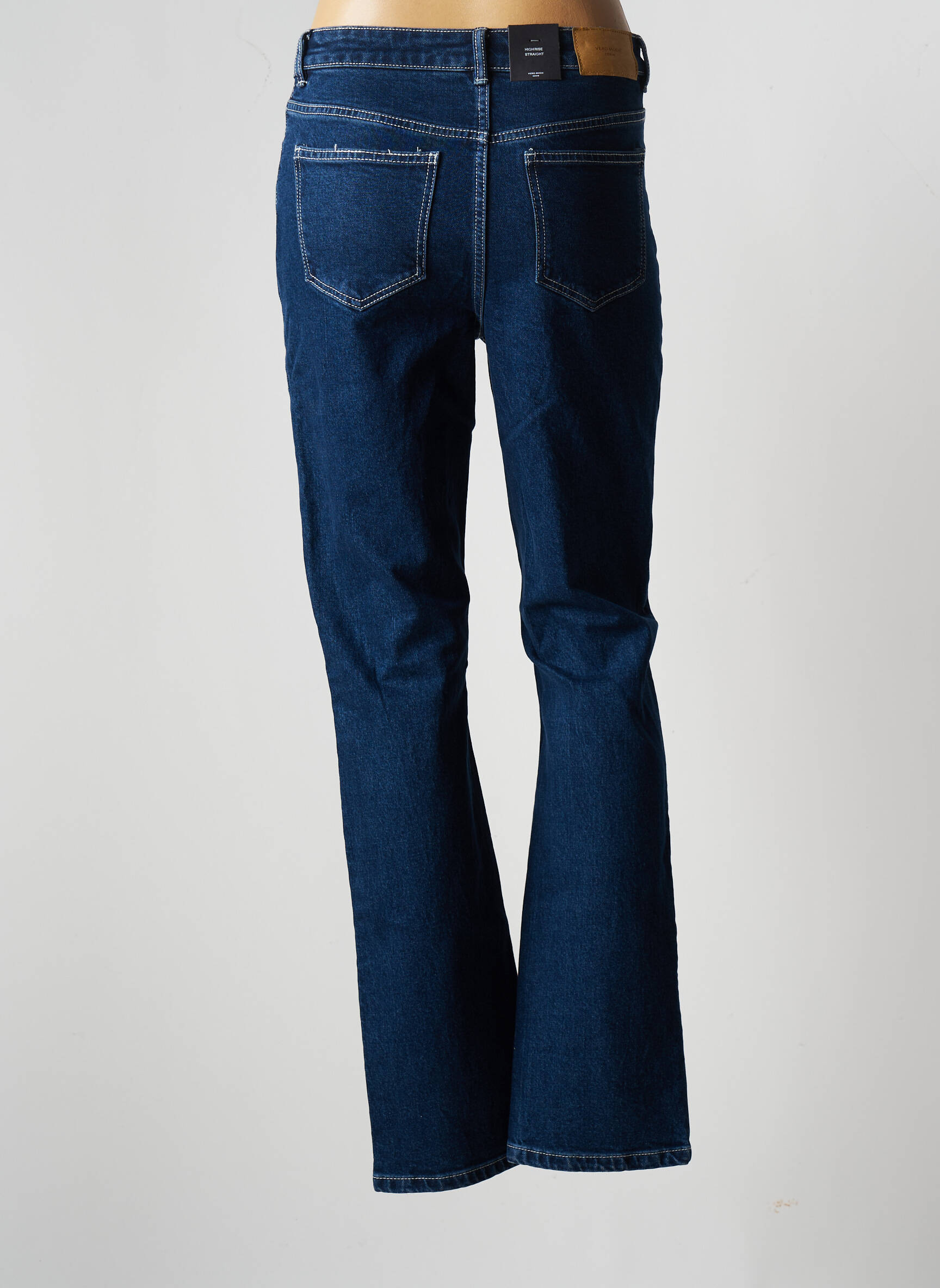 Vero Moda Jeans Coupe Droite Femme couleur bleu