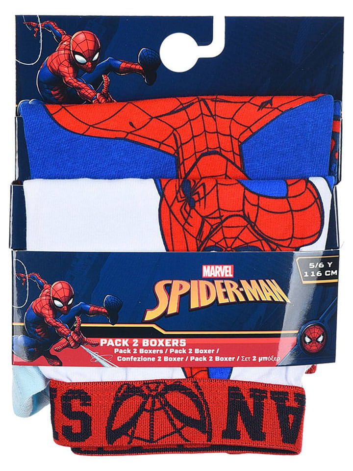 Spiderman 2er-Set: Boxershorts 