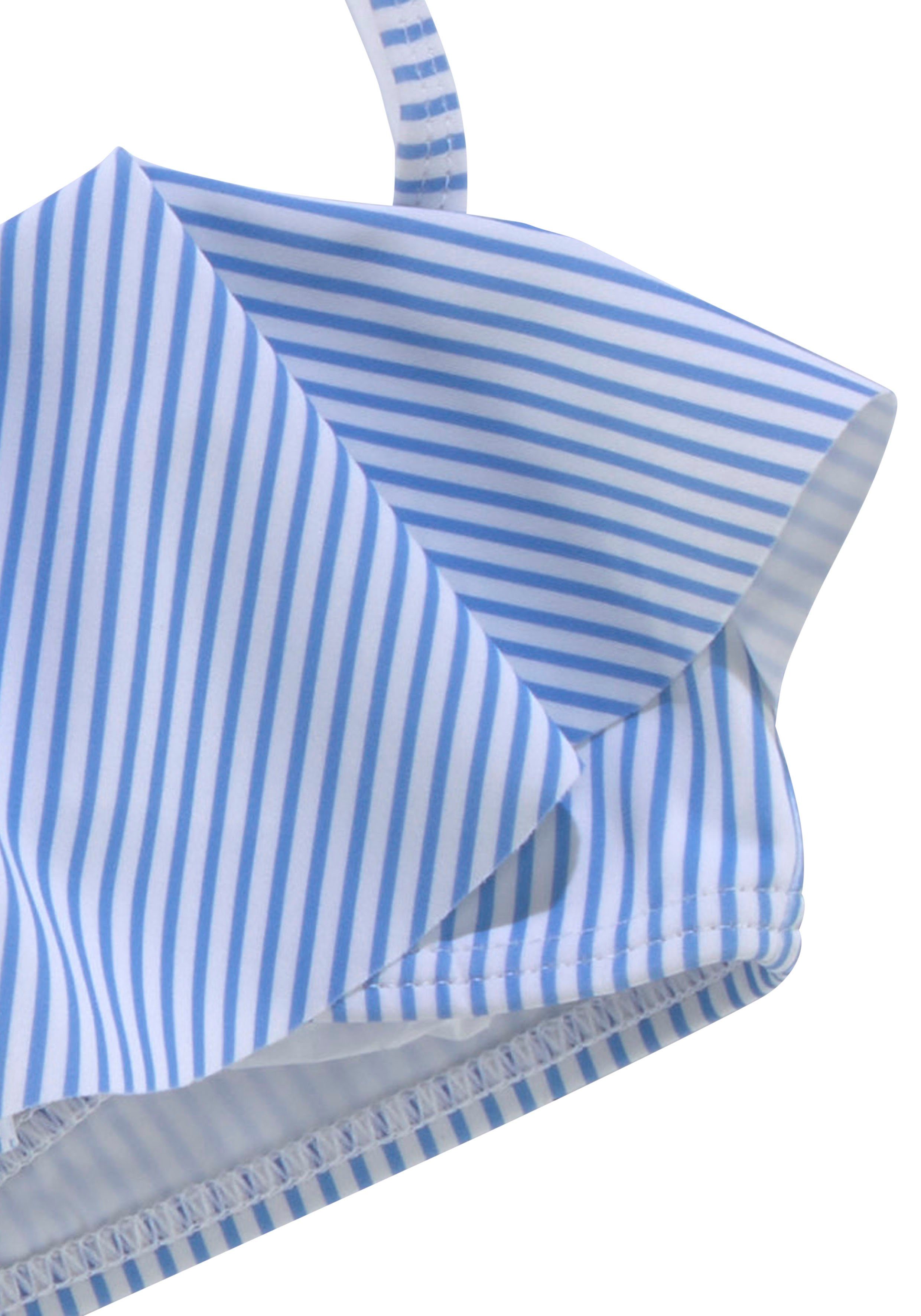 Buffalo Bandeau-Bikini mit sommerlichem Streifendesign