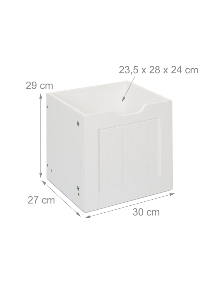 relaxdays Kinderregal in Weiß - (B)102 x (H)60 x (T)30 cm günstig kaufen onesize