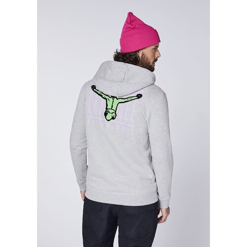 HOODIEJACKE MIT GROSSEM BACKPRINT