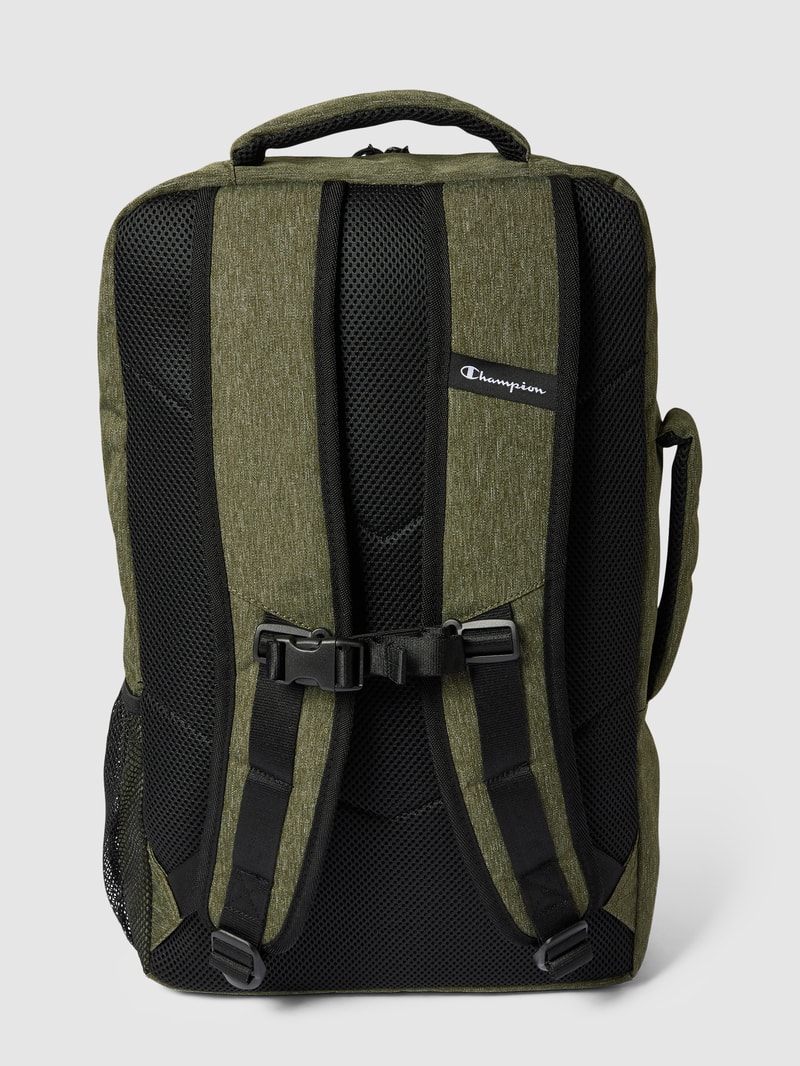 Rucksack mit Label-Patch in khaki