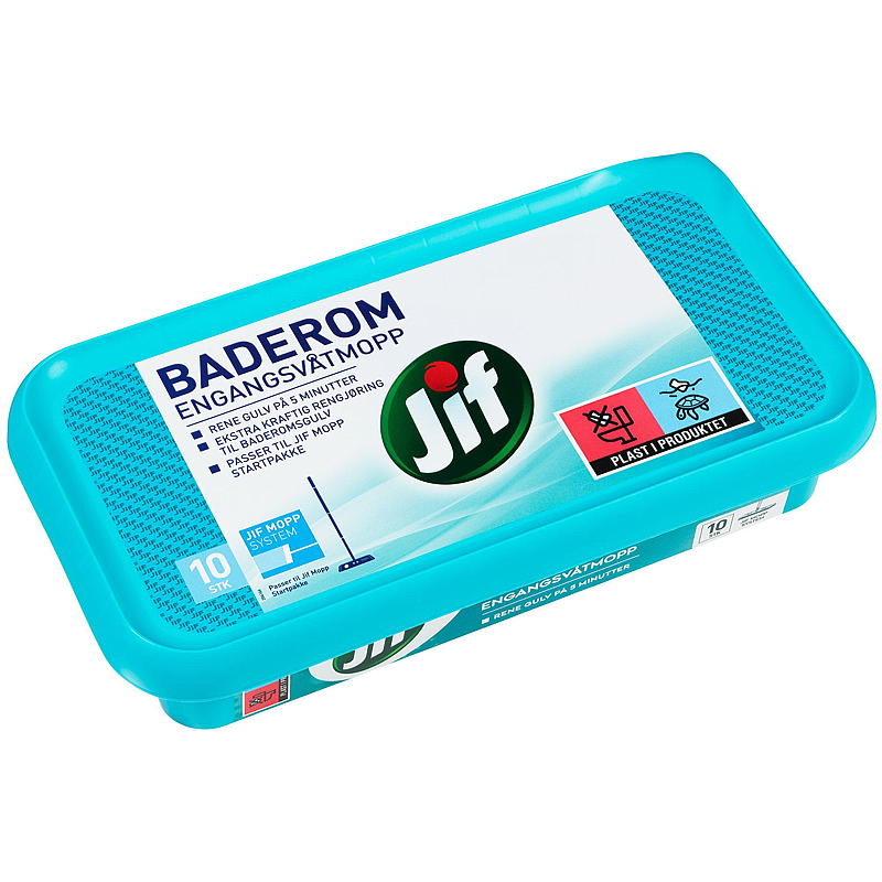 Jif Engangsmopp 10-pk Jif Baderom