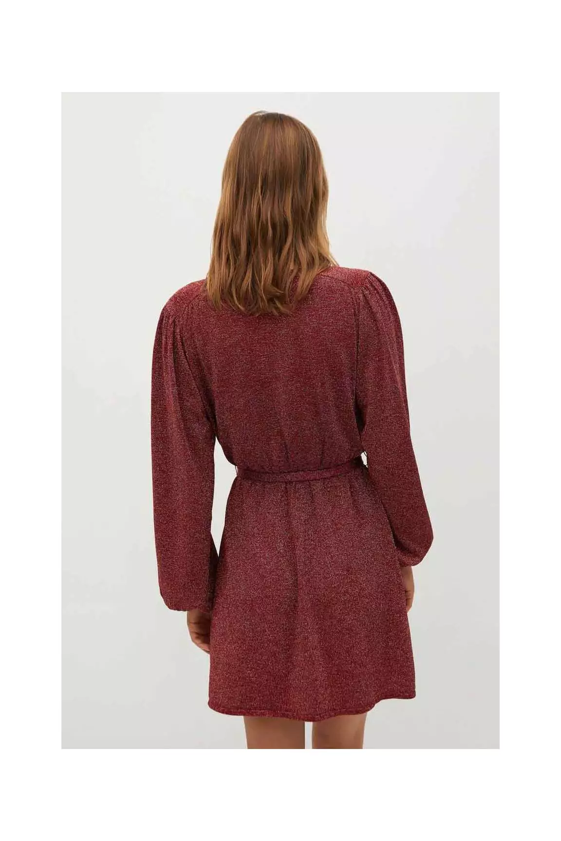 Mango Robes Mi Longues Femme couleur rouge