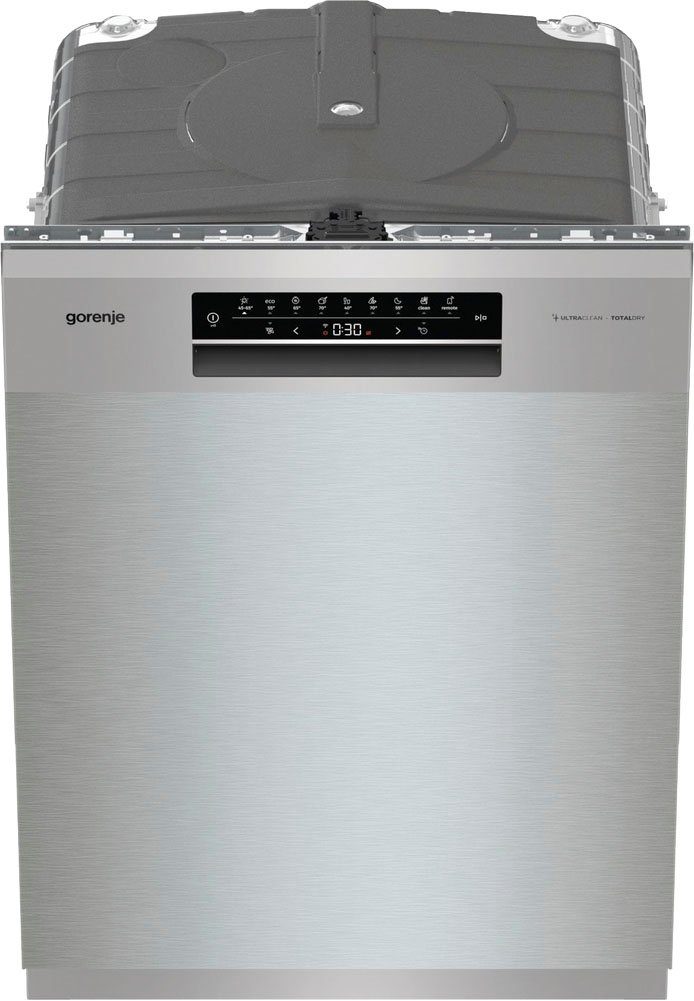 GORENJE Unterbaugeschirrspüler, GU673C60X, 16 Maßgedecke, automatische Türöffnung