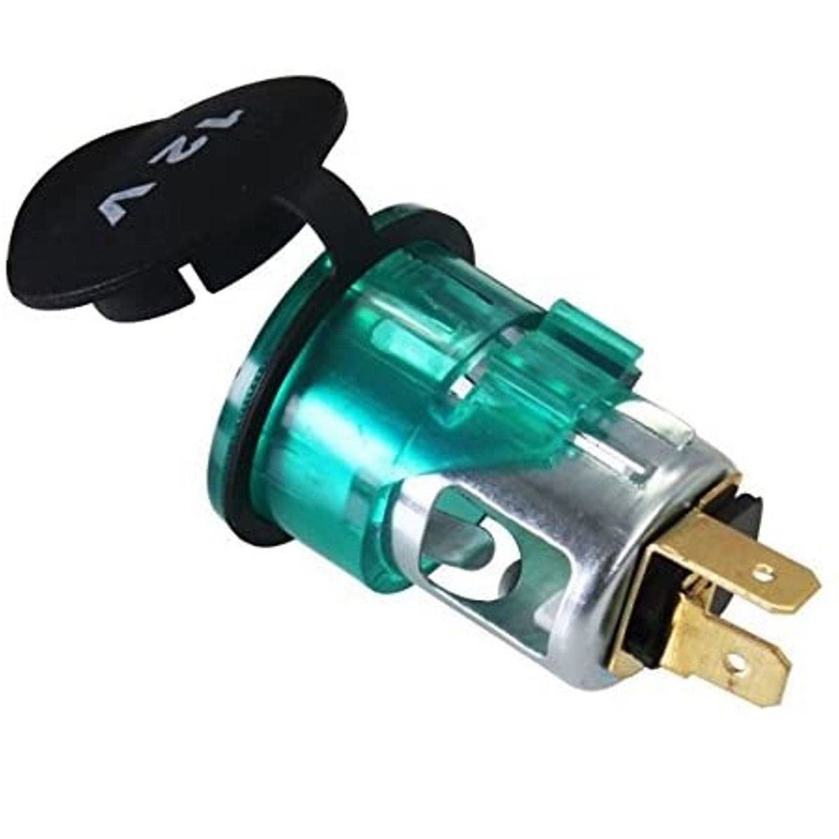 AIV Zigarettenanzünder Board Einbau-Steckdose 20A Auto-Adapter Boardnetz zu Zigarettenanzünder, DIN Norm KFZ Auto Buchse