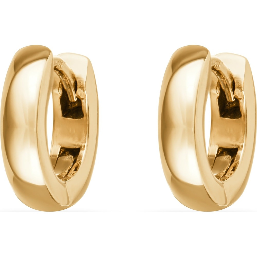 FAVS Créoles 375 Or jaune Boucles d'oreilles