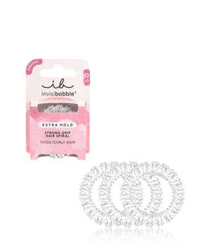 Invisibobble EXTRA HOLD Crystal Clear 3pc Haargummi-1 Stk