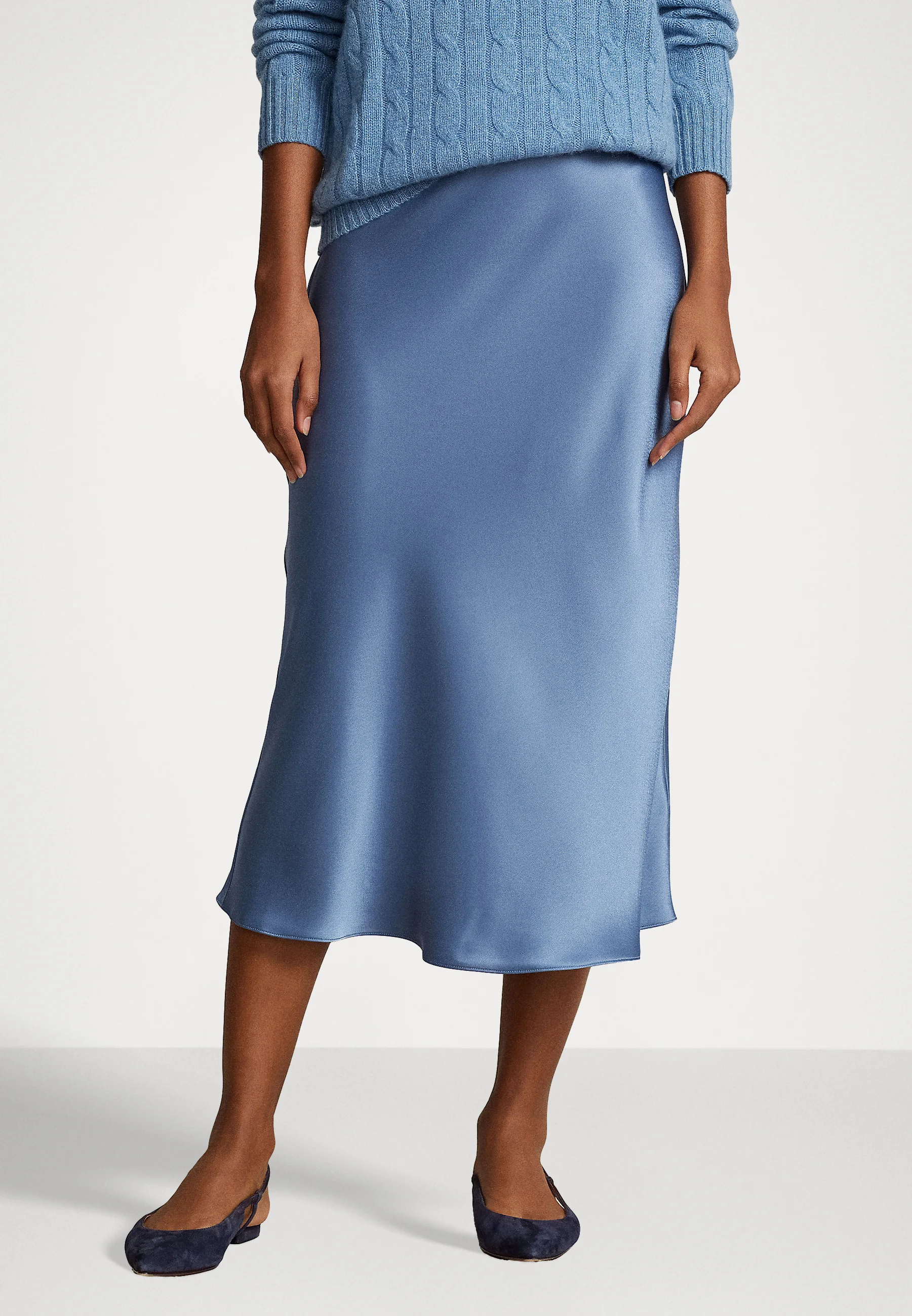Polo Ralph Lauren AMLA SKIRT MID - Falda de campana