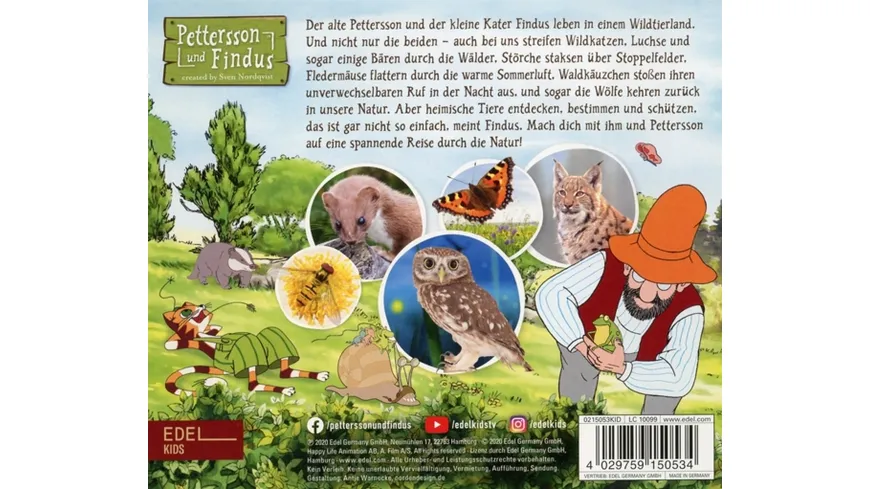 Pettersson und Findus-Wald und Wiesentieren Hörspiel