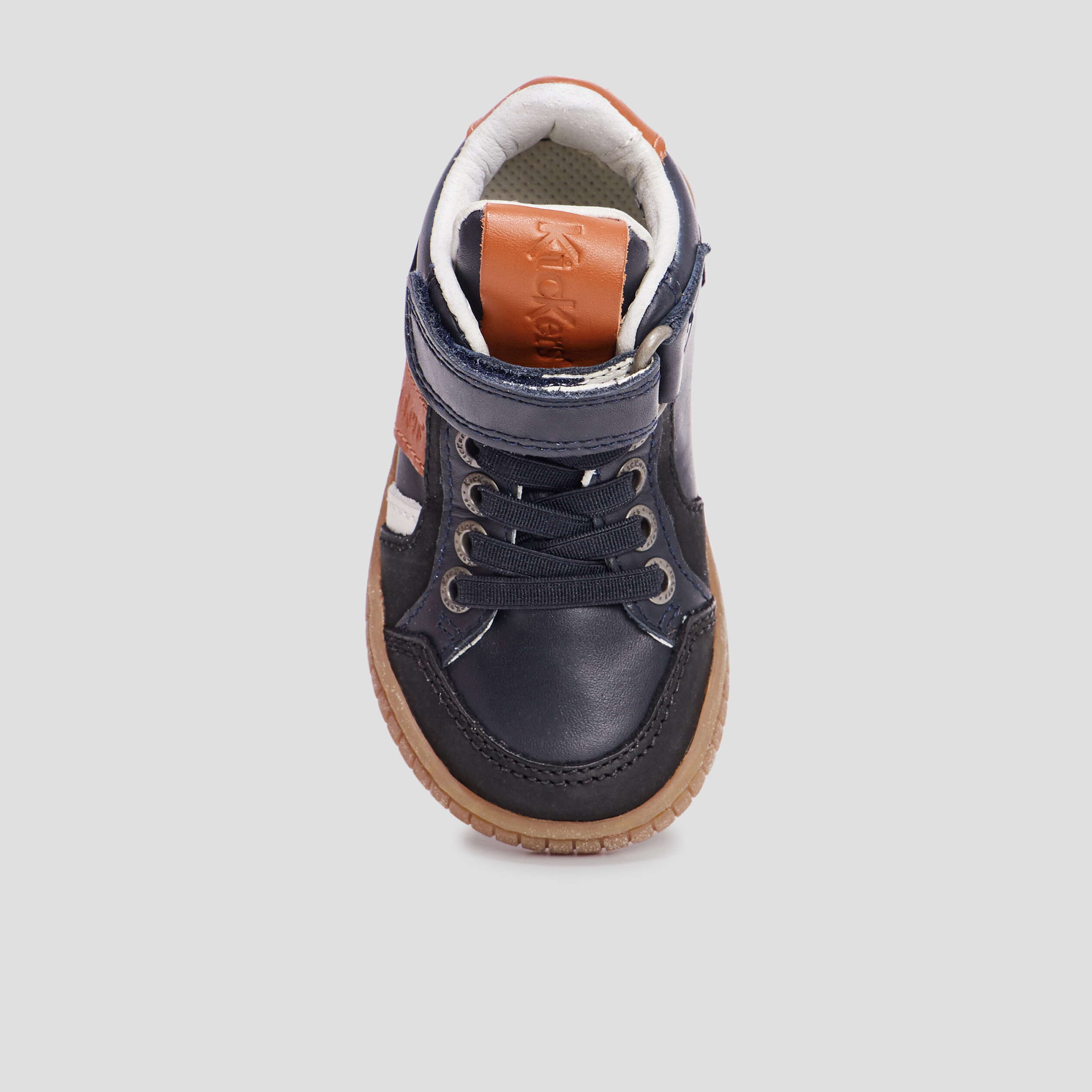 Bottillons en cuir Kickers Winckycdt noir bébé garçon | La Halle