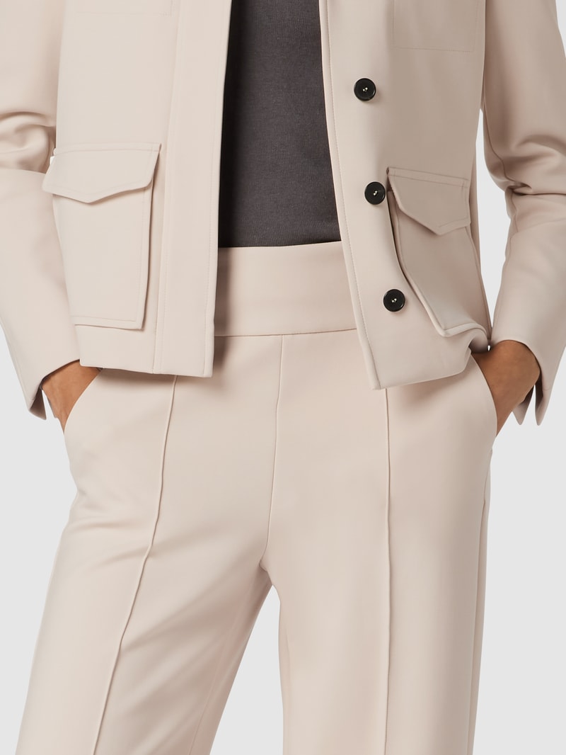 Anzughose mit Stretch-Anteil in beige