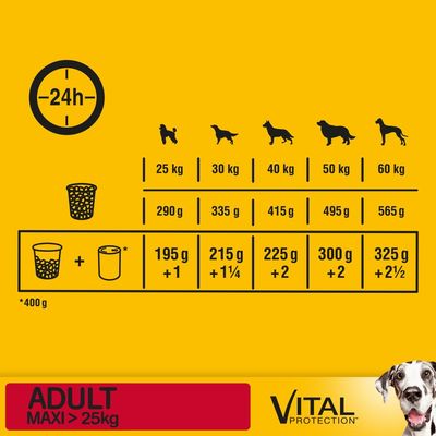 Pedigree Adult Maxi mit Rind & Reis