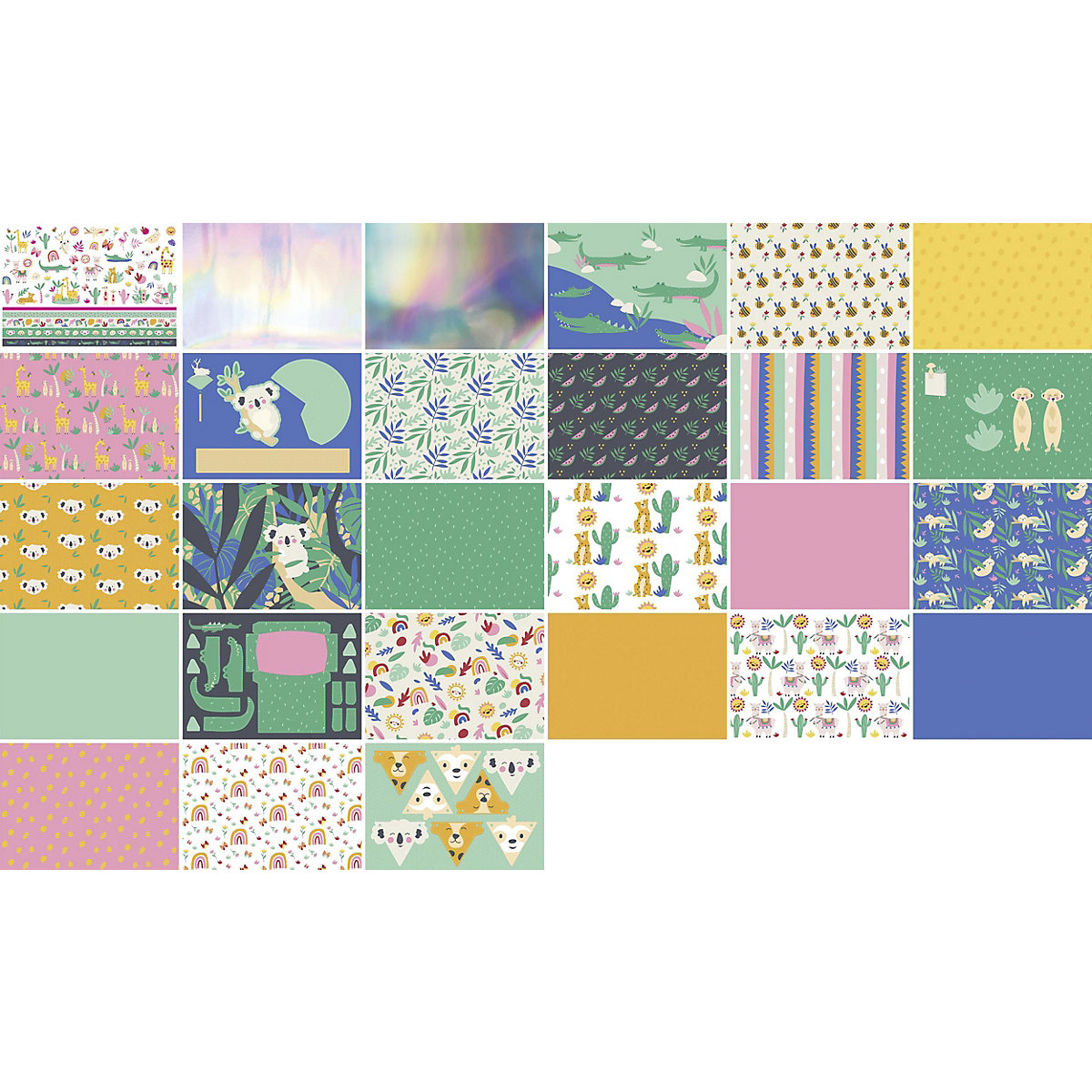 Bastelblock SWEET SAFARI, 24x34cm