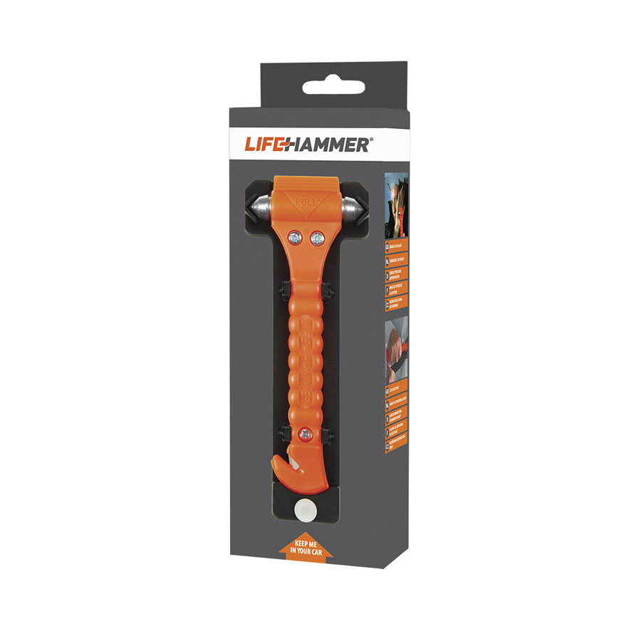 LifeHammer Safety Hammer Basic Sicherheitshammer mit Halterung - ATU