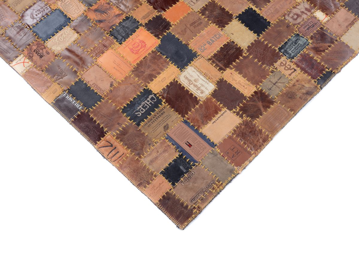 Lederteppich Bonanzas Idaho Multicolor 140 x 200 cm