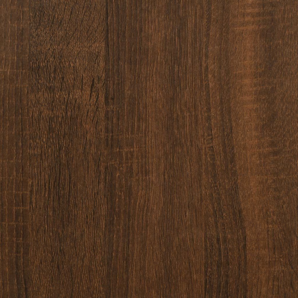 vidaXL Anrichte Highboard Braun Eichen-Optik 62x36x121,5 cm Holzwerkstoff