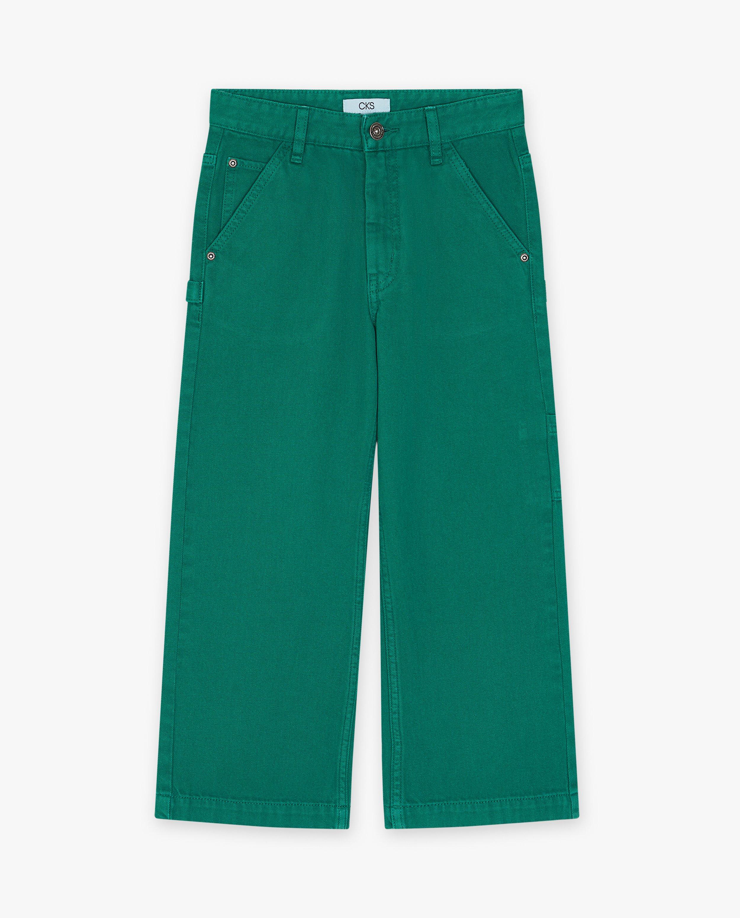 CKS zöld nadrág, cargo fit, khaki