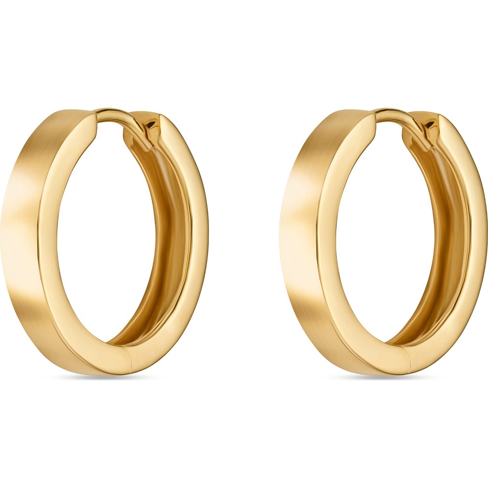 Valeria Créoles 375 Or jaune Boucles d'oreilles
