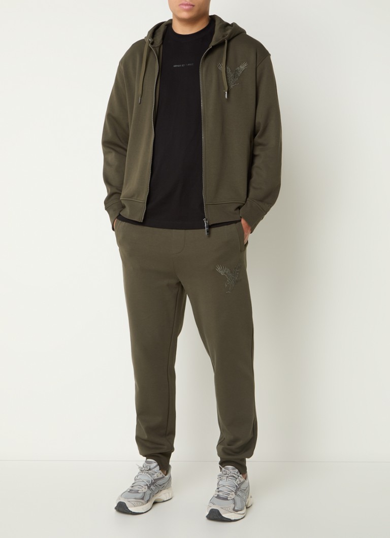 Jachetă de trening brodată Armani Exchange