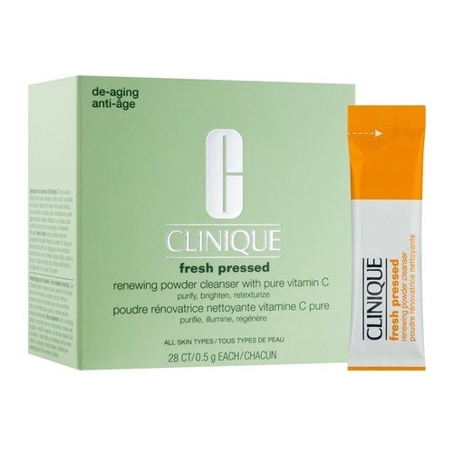 Clinique Fresh Pressed Renewing Powder Cleanser Huidtype 1/2/3/4 28 x 5 gram