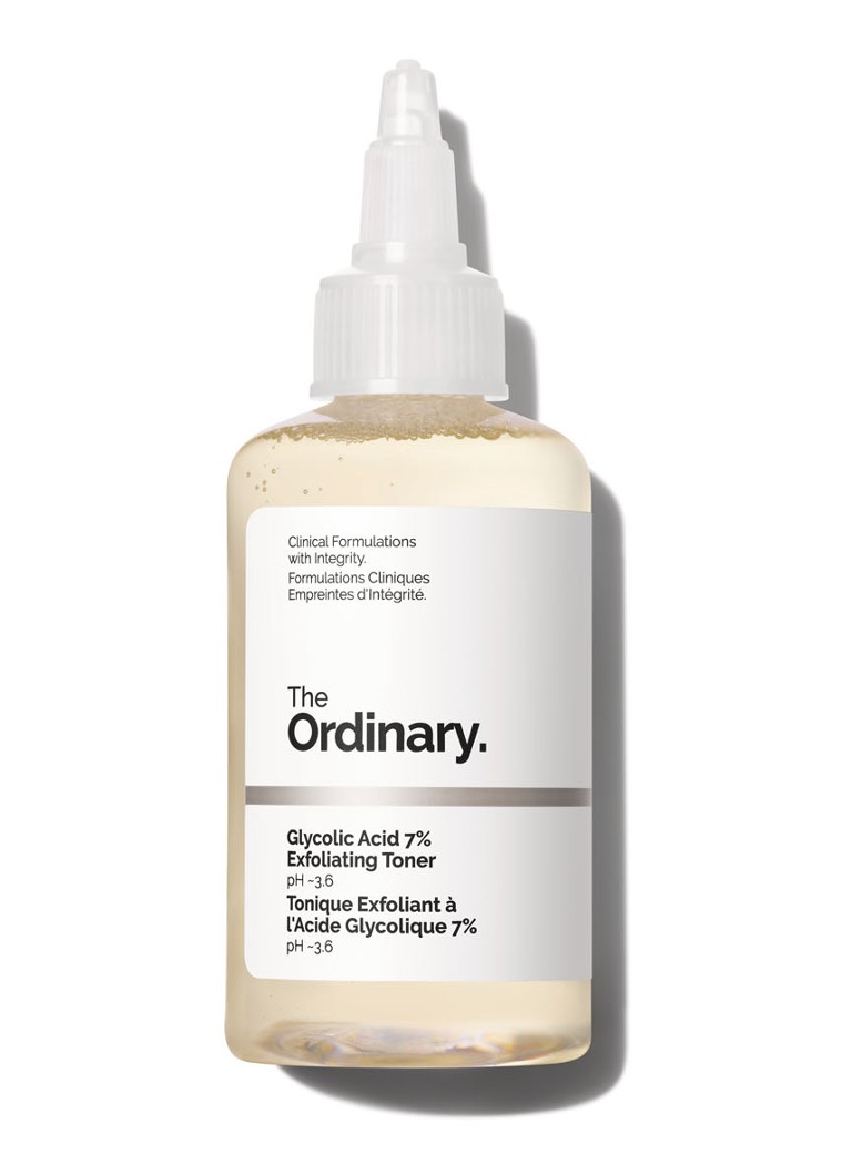 The Ordinary glikolskābes 7% pīlinga šķīdums - gezichtsscrub