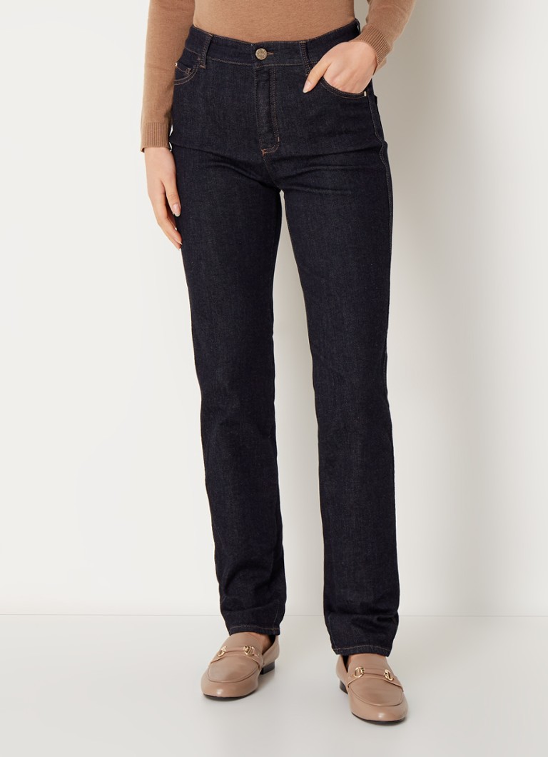 Jean Rosner Audrey taille haute coupe slim, délavage coloré