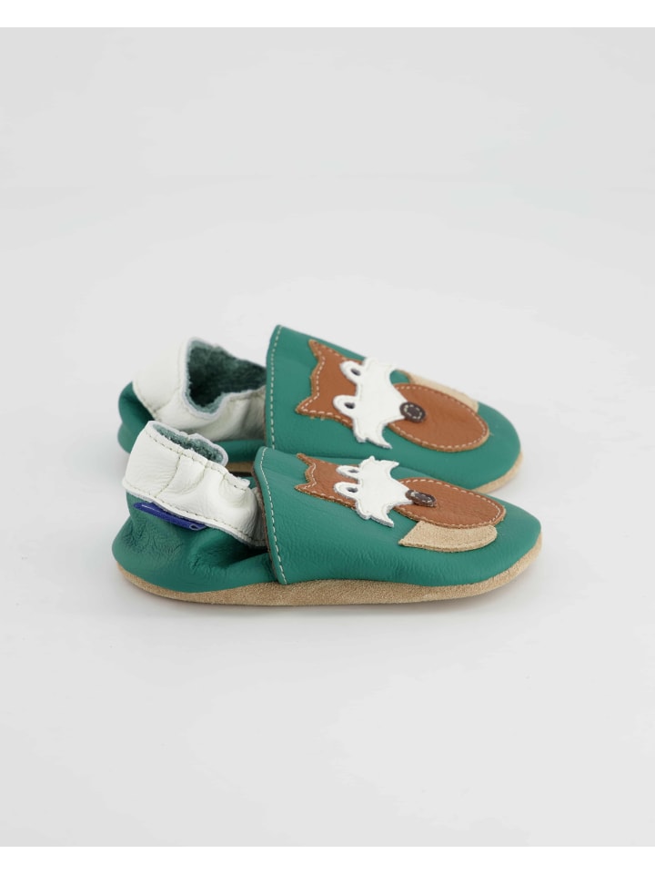 Beck Krabbelschuhe in Grün günstig kaufen