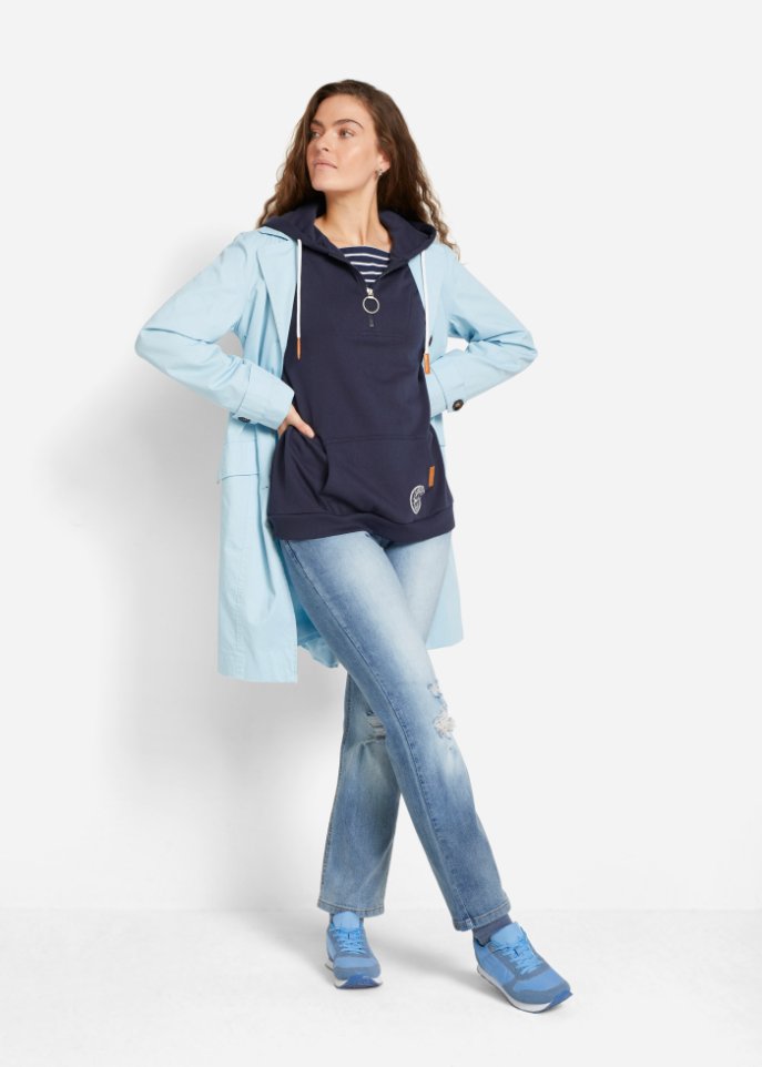 Kapuzensweatshirt, 2 in 1 Optik