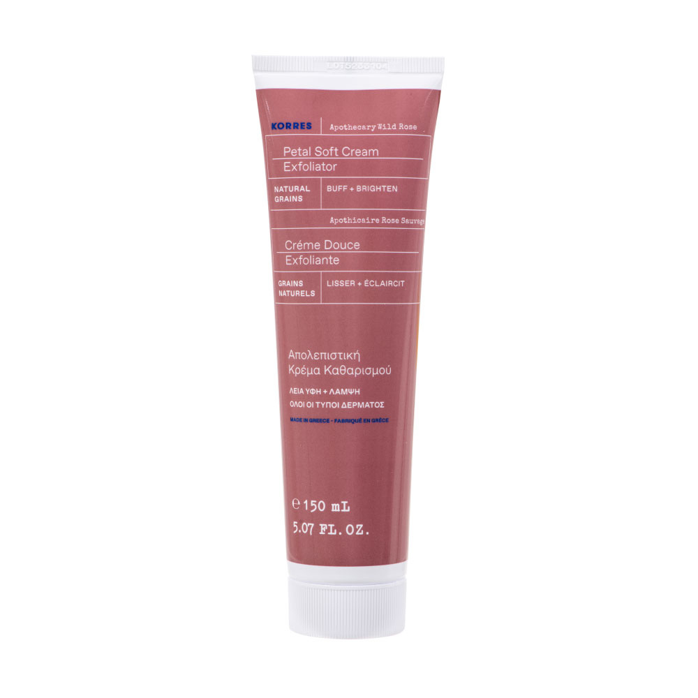 korres Crème douce Exfoliante Rose Sauvage GOMMAGE VISAGE